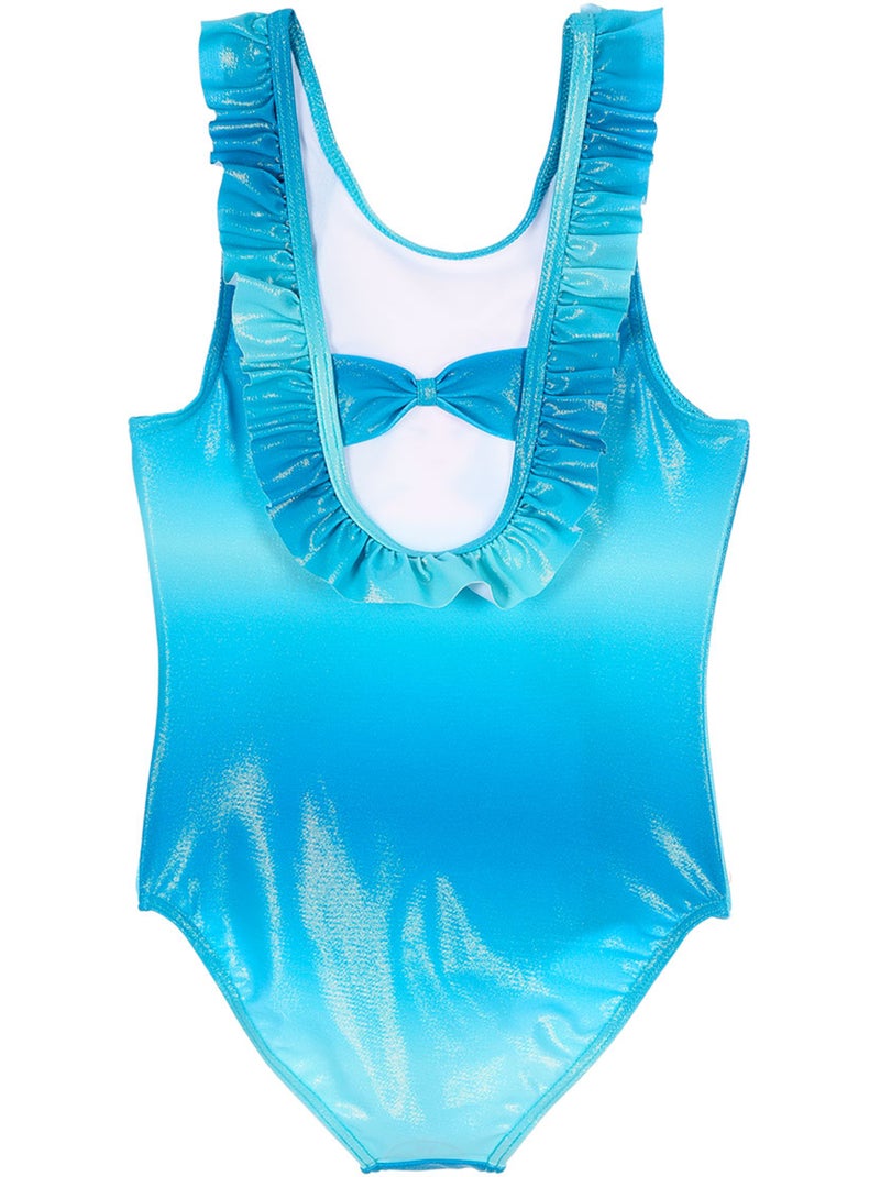 Fato de banho 1 peça frozen turquesa menina | licença oficial Azul-turquesa - Kiabi