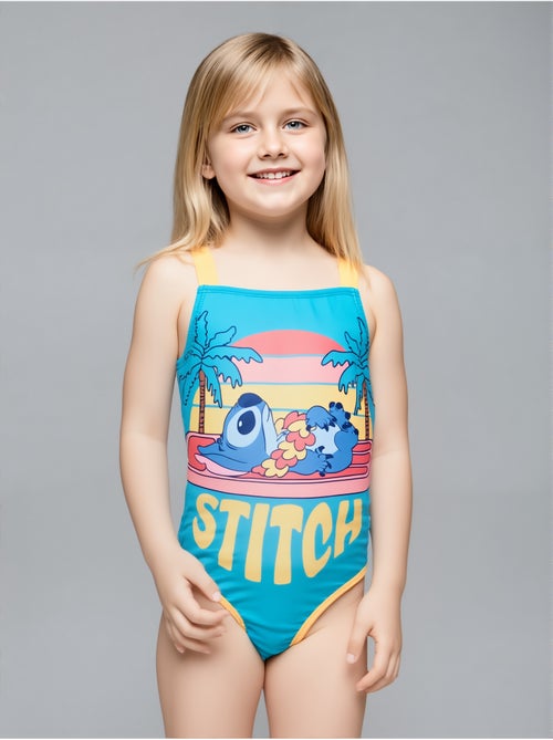 Fato de banho 1 peça lilo & stitch azul menina | licença oficial - Kiabi Fato de banho 1 peça lilo & stitch azul menina | licença oficial - Kiabi