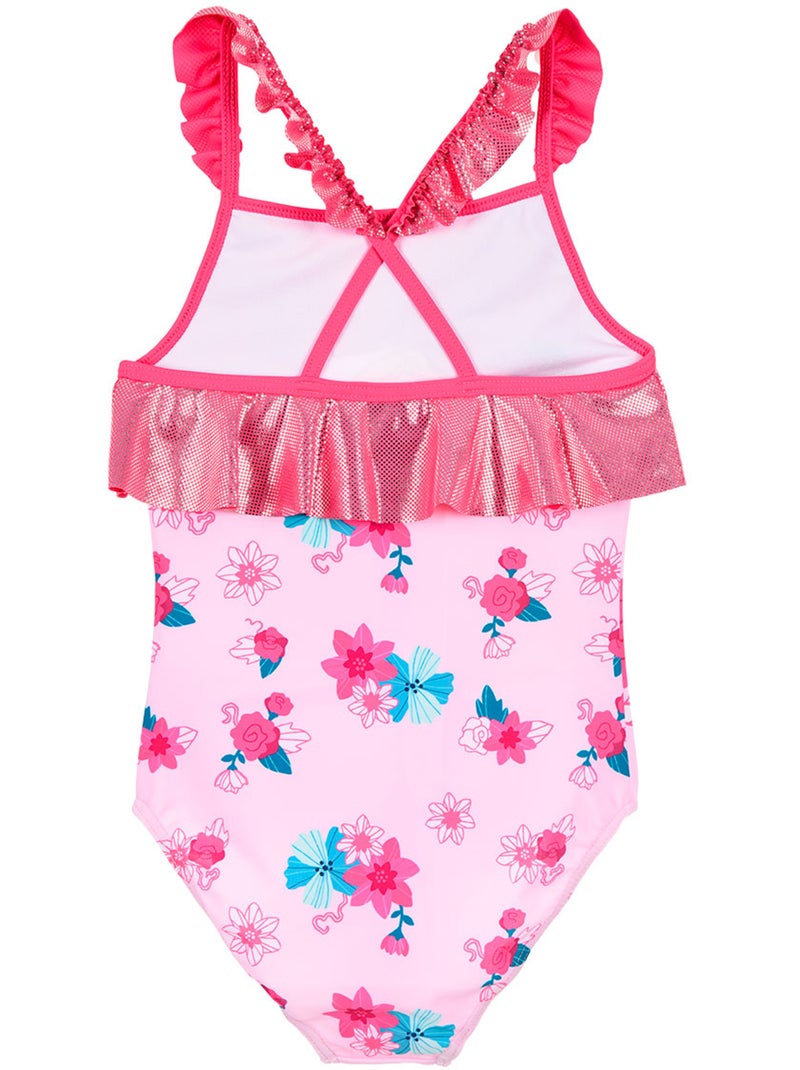 Fato de banho 1 peça princesas disney rosa fúcsia menina | licença oficial Rosa - Kiabi