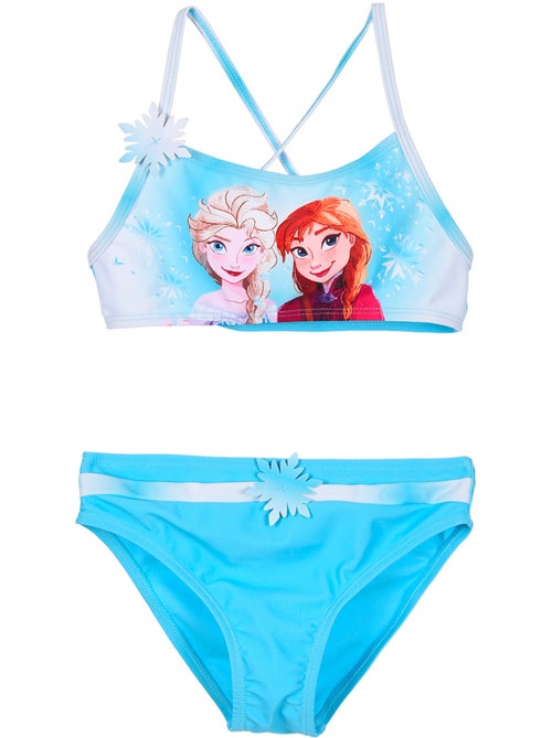 Fato de banho 2 peças frozen azul menina | licença oficial - Kiabi Fato de banho 2 peças frozen azul menina | licença oficial - Kiabi