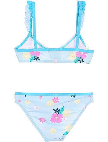 Fato de banho 2 peças frozen azul menina | licença oficial