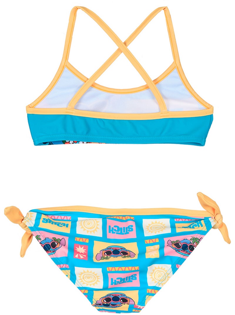 Fato de banho 2 peças lilo & stitch amarelo menina | licença oficial Amarelo - Kiabi