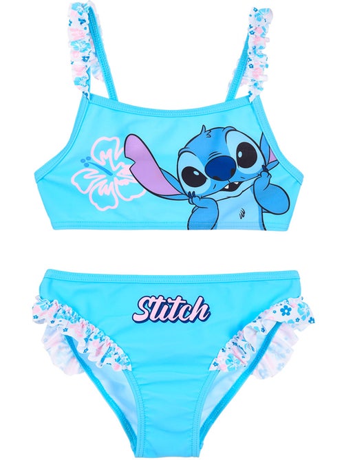 Fato de banho 2 peças lilo & stitch azul menina | licença oficial - Kiabi Fato de banho 2 peças lilo & stitch azul menina | licença oficial - Kiabi