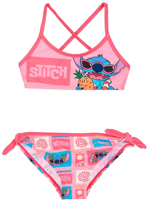 Fato de banho 2 peças lilo & stitch rosa menina | licença oficial - Kiabi Fato de banho 2 peças lilo & stitch rosa menina | licença oficial - Kiabi