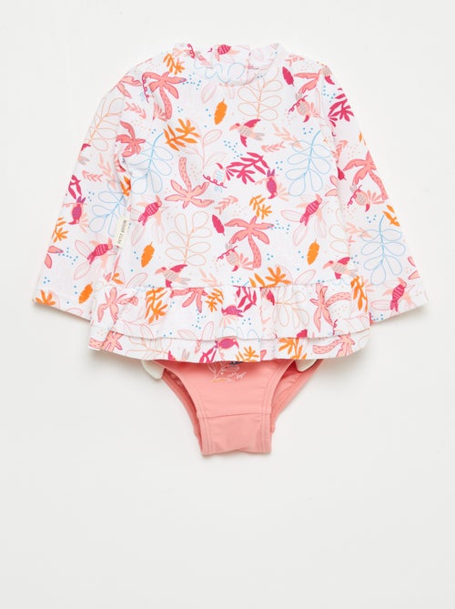 Fato de banho 2 peças 'Petit Béguin' T-shirt + cueca - Kiabi