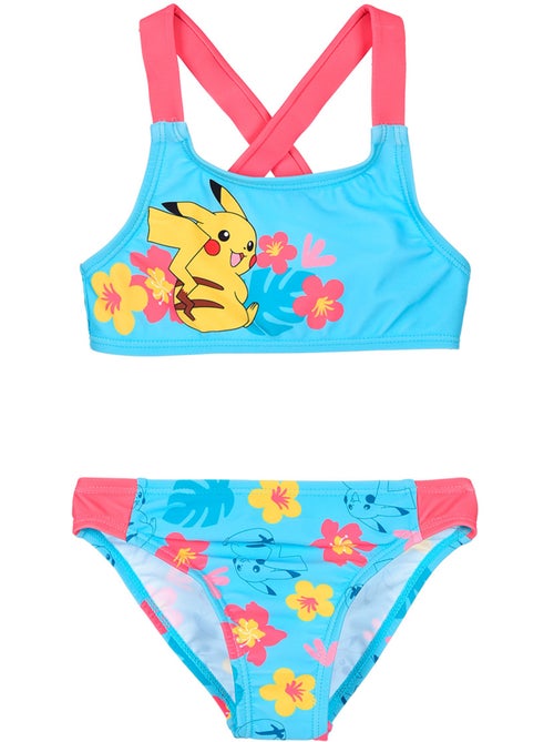 Fato de banho 2 peças pokémon azul menina | licença oficial - Kiabi Fato de banho 2 peças pokémon azul menina | licença oficial - Kiabi