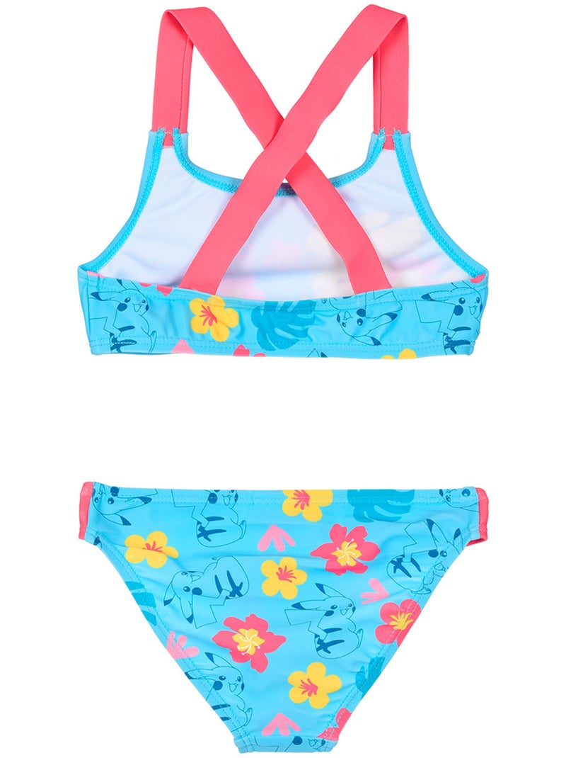 Fato de banho 2 peças pokémon azul menina | licença oficial Azul - Kiabi