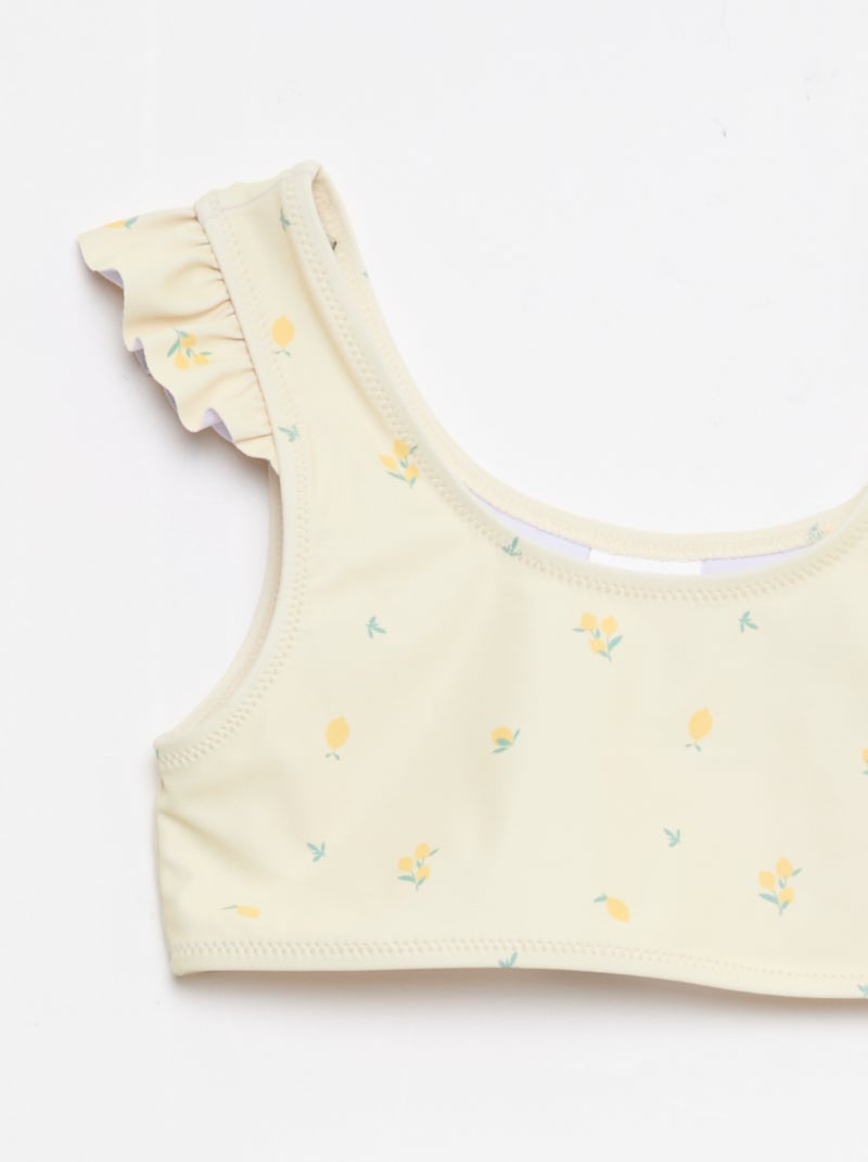 Fato de banho all-over - 2 peças Amarelo - Kiabi