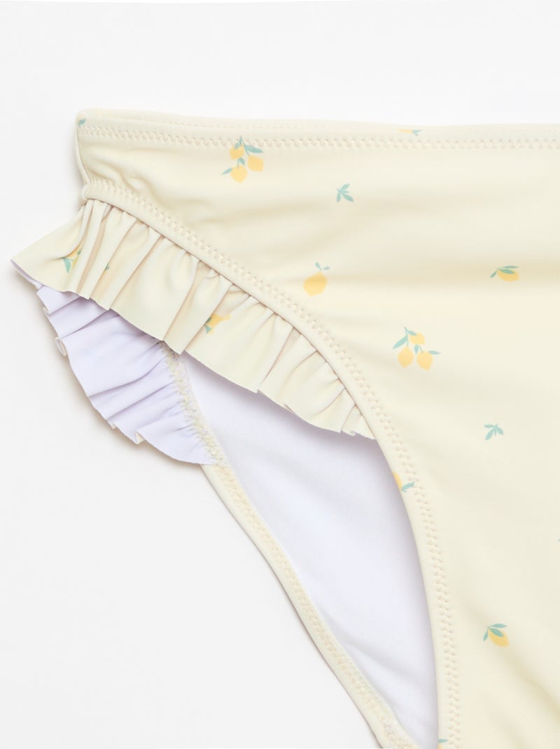 Fato de banho all-over - 2 peças Amarelo - Kiabi