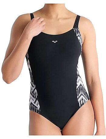 Fato de banho arena bodylift emma preto para mulher