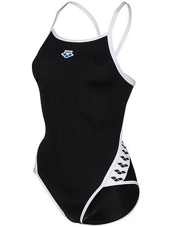 Fato de banho arena icons super fly preto/branco para mulher