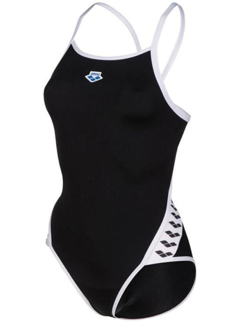 Fato de banho arena icons super fly preto/branco para mulher Preto - Kiabi