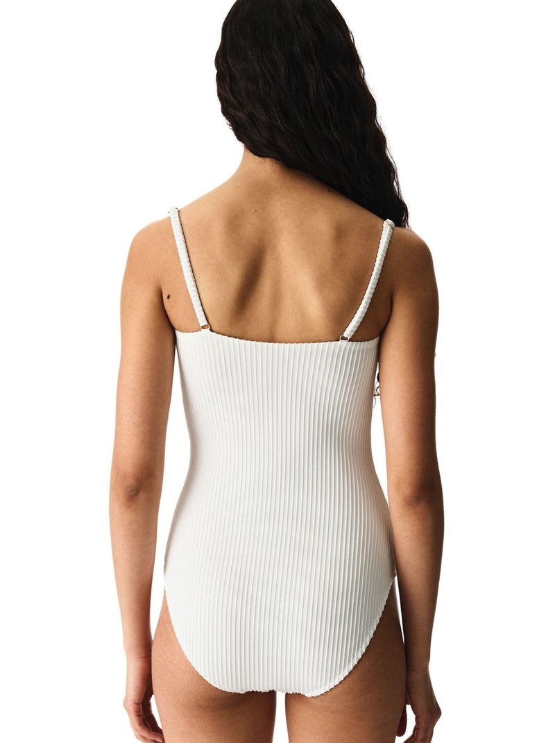 Fato de banho bandeau kea de mulher penti Branco - Kiabi