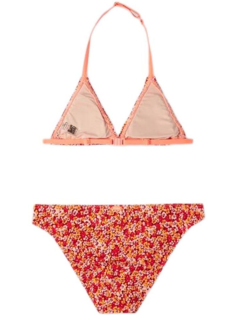 Fato de Banho Biquíni Menina O'Neill Venice Laranja Vermelho - Kiabi