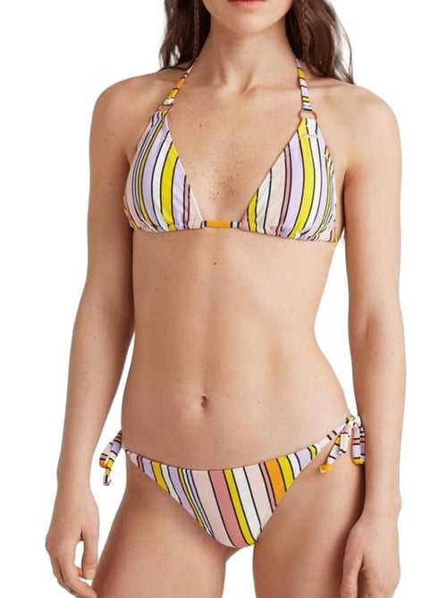 Fato de banho biquíni o'neill capri bondey mauve/rosa para mulher - Kiabi
