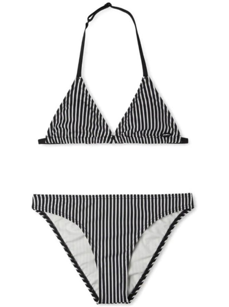 Fato de banho biquíni o'neill venice para menina em preto e branco Preto - Kiabi