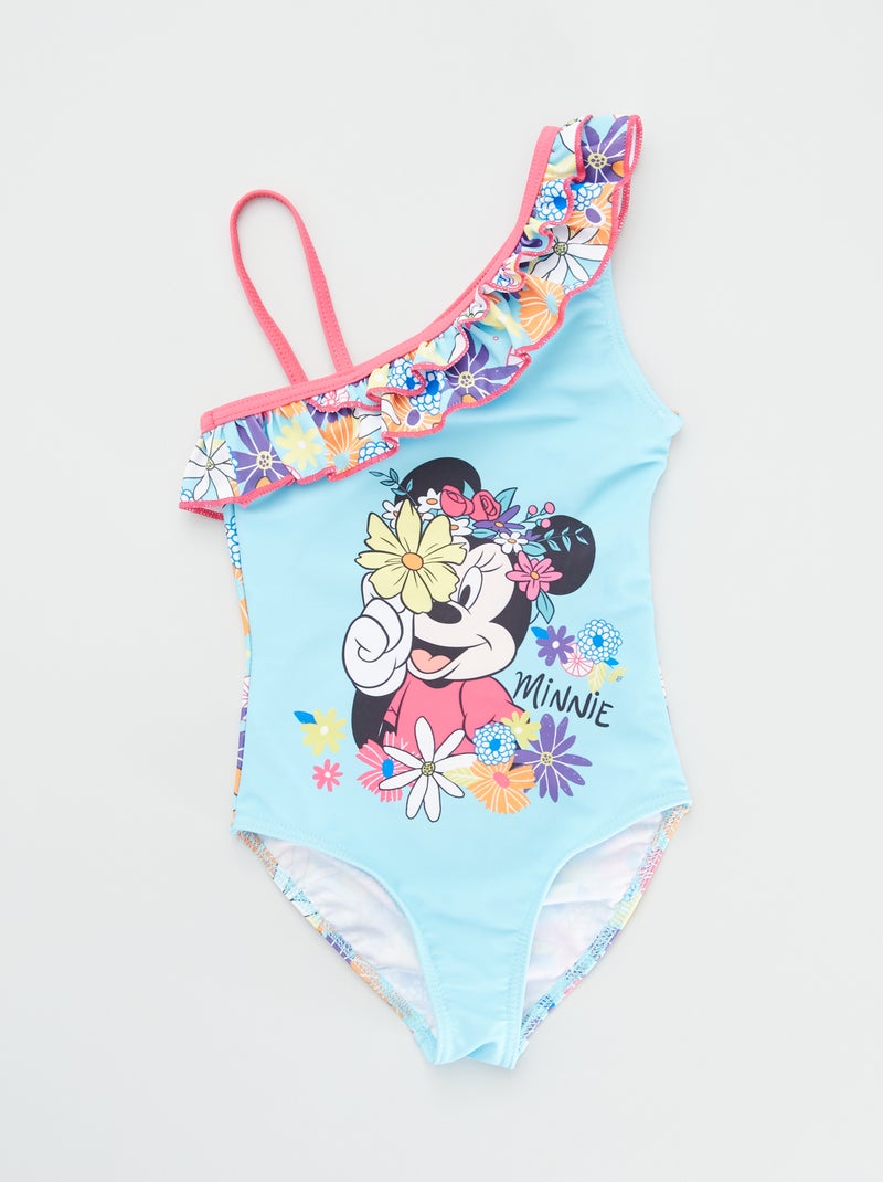 Fato de banho com 1 alça 'Minnie' Azul - Kiabi