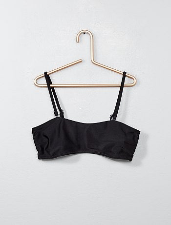 Fato de banho com faixa lisa - Kiabi