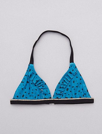 Fato de banho com folhos - Kiabi