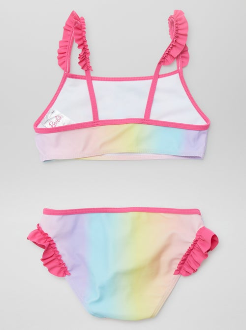 Fato de banho com folhos 'Barbie' - 2 peças - Kiabi