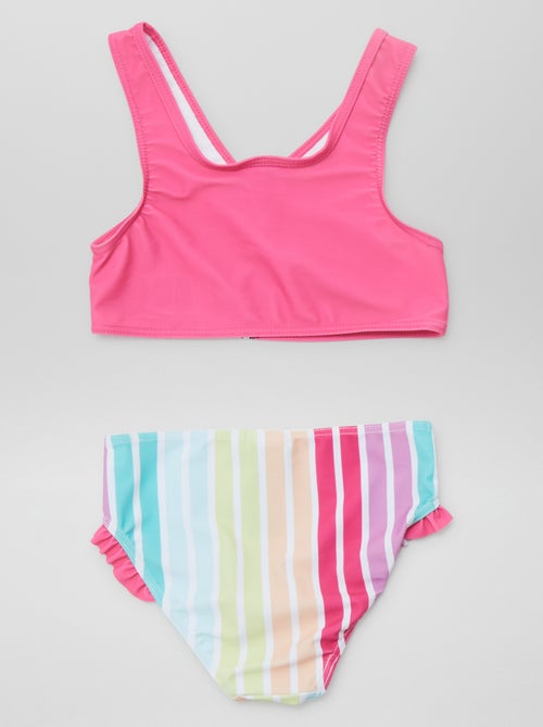 Fato de banho com folhos 'Minnie' - 2 peças - Kiabi