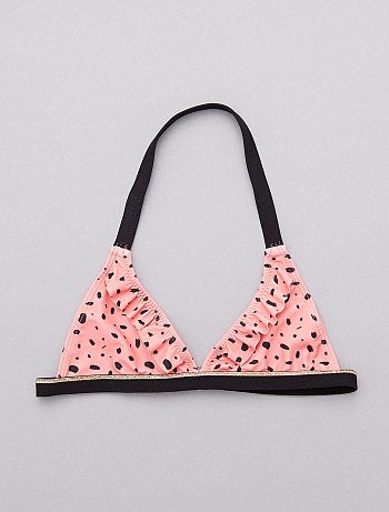 Fato de banho com folhos - Kiabi