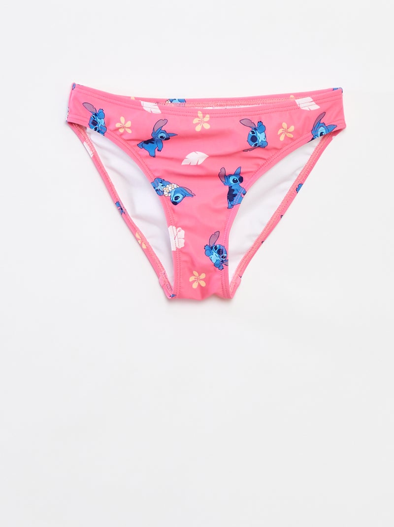 Fato de banho com laços 'Disney' 'Stitch'  - 2 peças ROSA - Kiabi