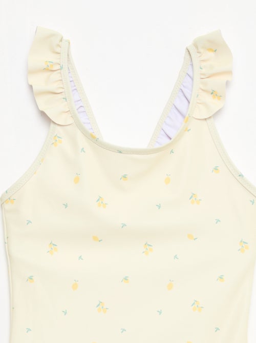 Fato de banho com padrão tropical integral - Kiabi