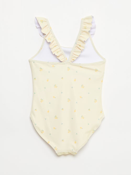 Fato de banho com padrão tropical integral - Kiabi