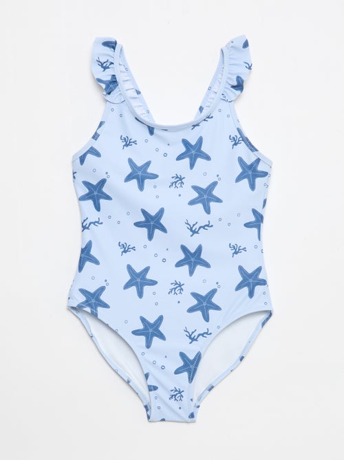 Fato de banho com padrão tropical integral - Kiabi