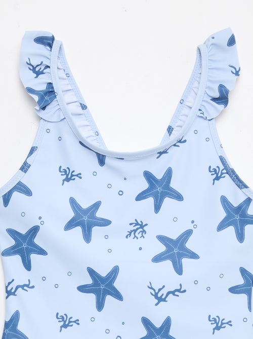 Fato de banho com padrão tropical integral - Kiabi