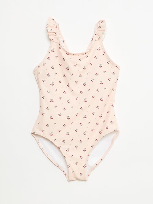 Fato de banho com padrão tropical integral - Kiabi