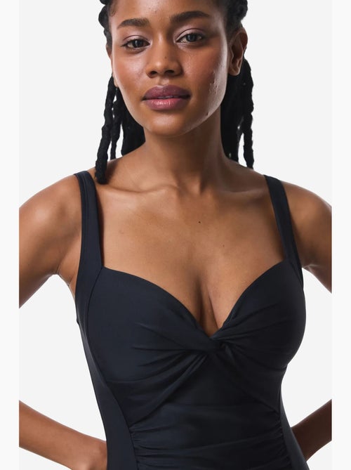 Fato de banho corpete franzido modelador de abdómen e cintura penti - Kiabi Fato de banho corpete franzido modelador de abdómen e cintura penti - Kiabi
