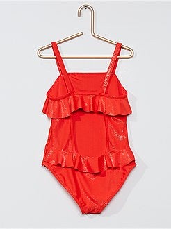 Fato de banho de 1 peça brilhante - Kiabi