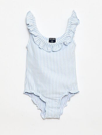 Fato de banho de 1 peça com folhos