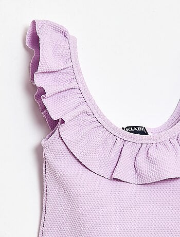 Fato de banho de 1 peça com folhos