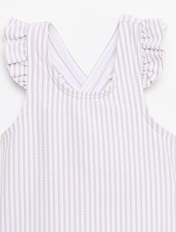 Fato de banho de 1 peça com folhos