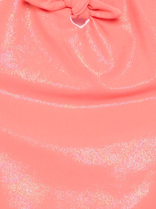 Fato de banho de 1 peça com tecido brilhante - Kiabi