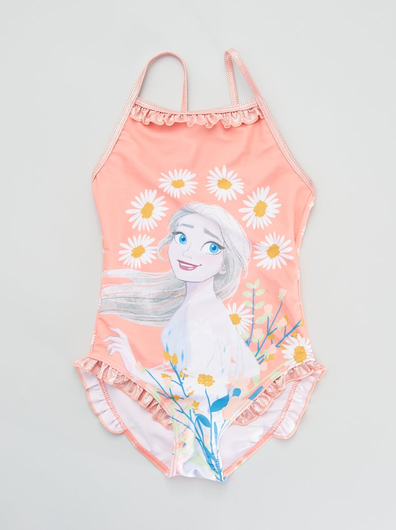 Fato de banho de 1 peça 'Frozen' Laranja - Kiabi