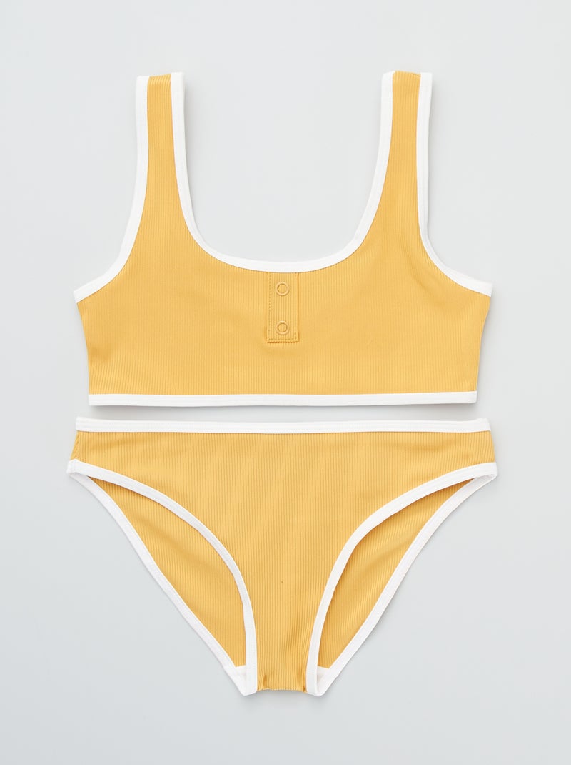 Fato de banho de 2 peças AMARELO - Kiabi