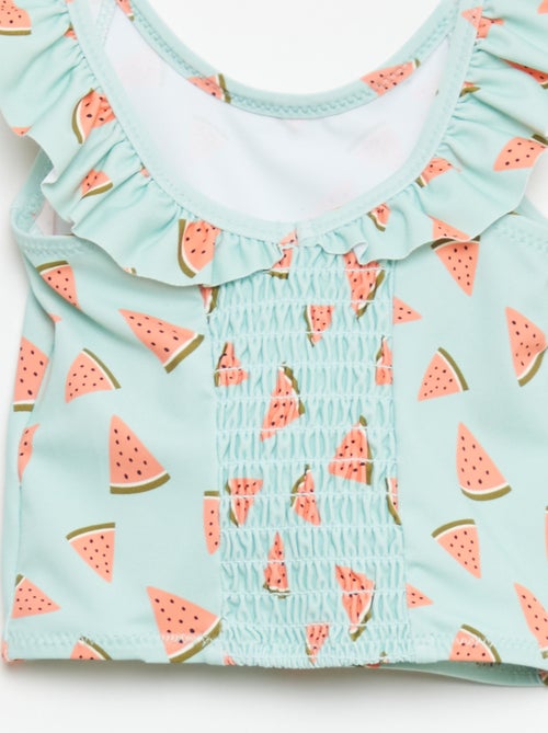 Fato de banho de 2 peças com efeito de folho - Kiabi