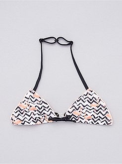 Fato de banho de 2 peças com estampado 'flamingos rosa' - Kiabi