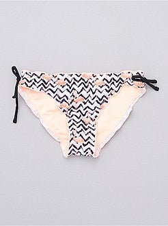 Fato de banho de 2 peças com estampado 'flamingos rosa' - Kiabi