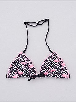 Fato de banho de 2 peças com estampado 'flamingos rosa' - Kiabi