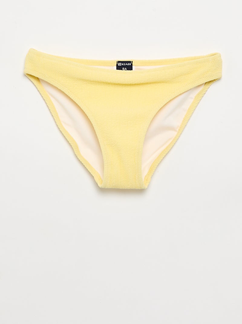 Fato de banho de 2 peças com laço Amarelo - Kiabi