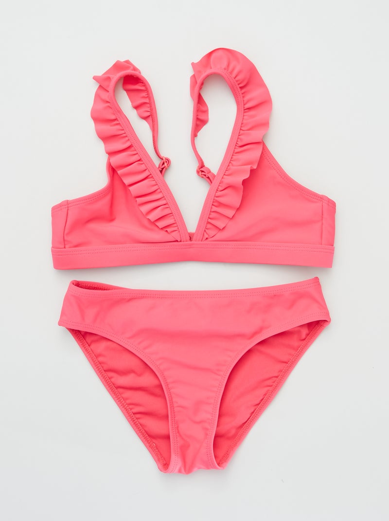 Fato de banho de 2 peças flashy Fuxia - Kiabi