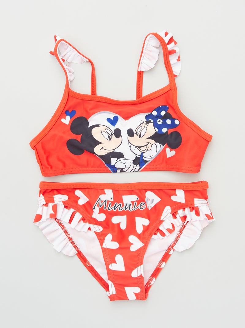 Fato de banho de 2 peças 'Minnie' VERMELHO - Kiabi