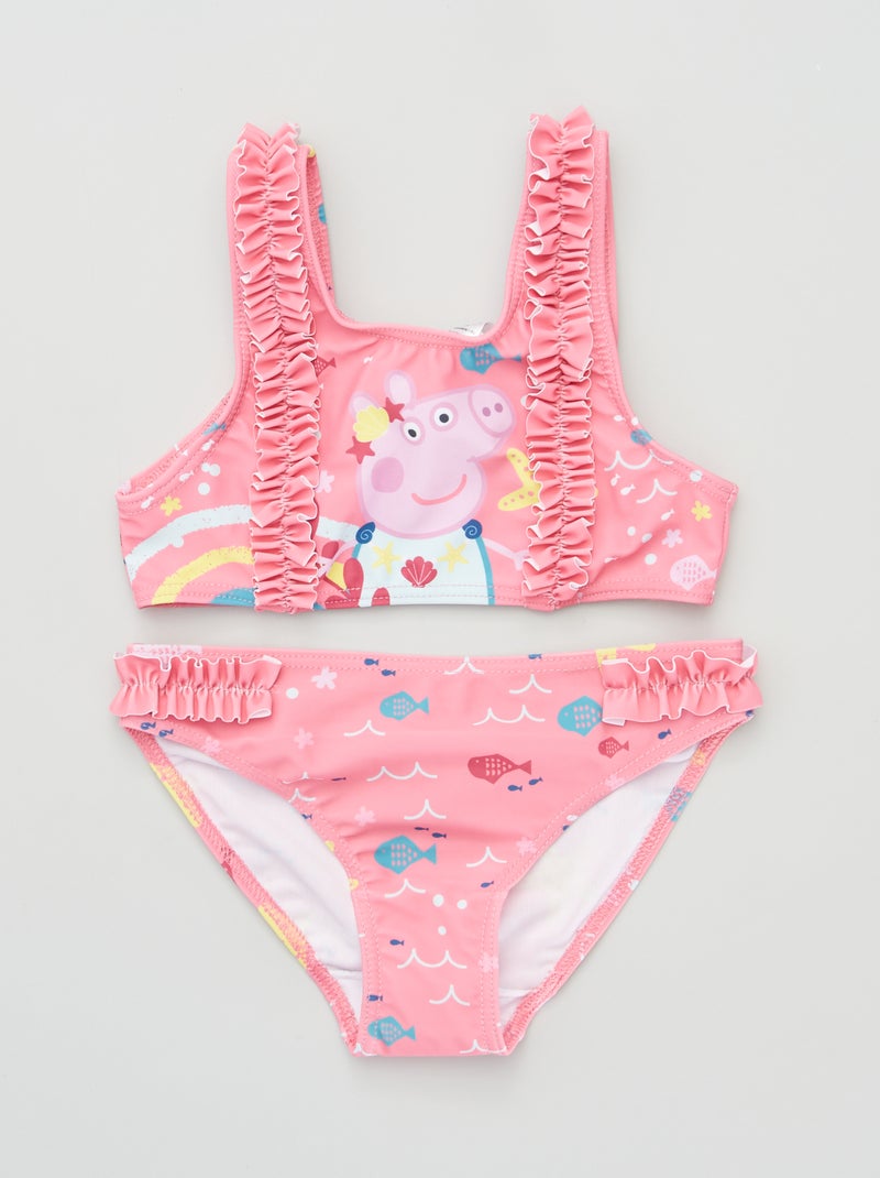 Fato de banho de 2 peças 'Porquinha Peppa' ROSA - Kiabi