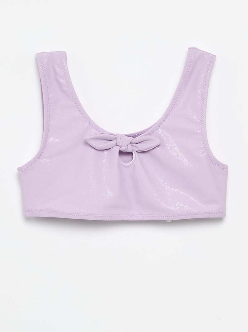 Fato de banho de 2 peças Roxo - Kiabi