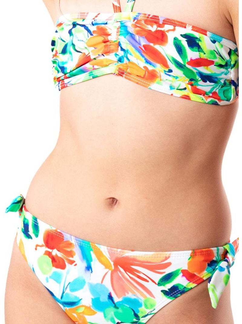 Fato de Banho de Duas Peças Branco para Menina Sun Project Branco - Kiabi